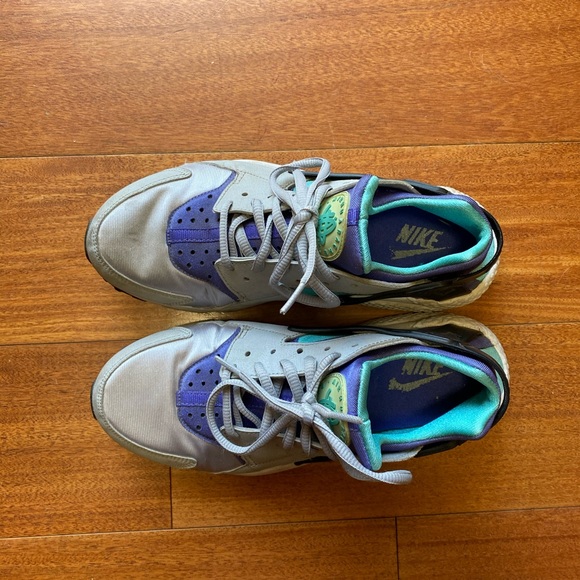 Nike Air Huarache Run Wolf Grey Persian Violet - Picture 6 of 8